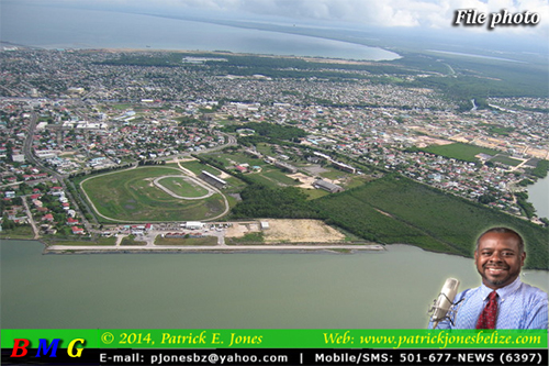 Belize City aerial