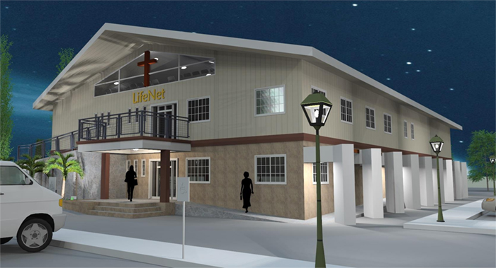 Artist rendering (New LifeNet church building)