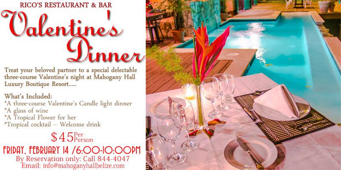 Valentine's Dinner (Mahogany Hall Resort)