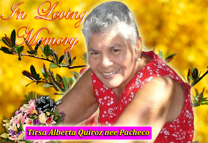 Tirsa Alberta Quiroz nee Pacheco