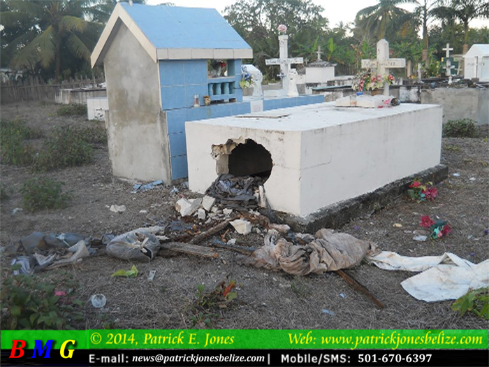 Desecrated tomb (Douglas Village)