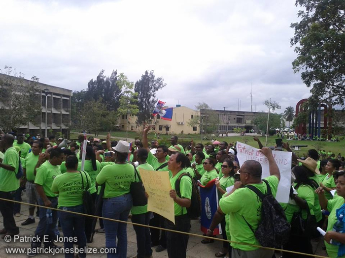 Teachers Demonstrating (Belmopan)