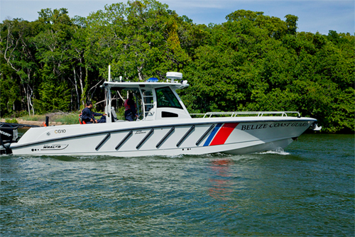 Belize National Coast Guard search