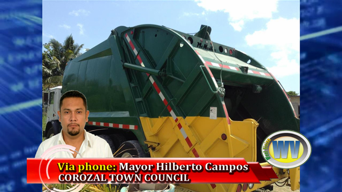 Garbage truck for Corozal