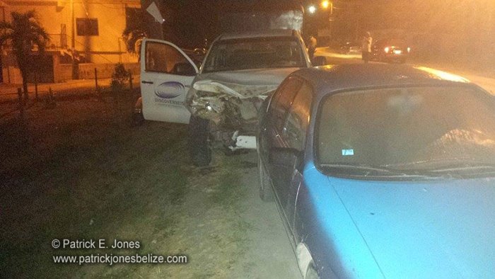 Vehicles crash in Santa Elena town