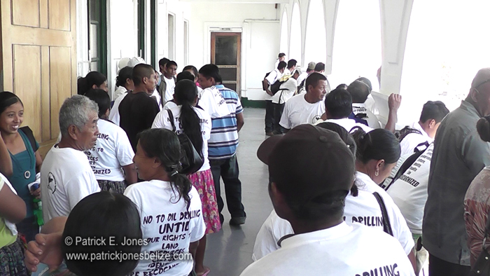 Maya people await judge's decision (Belize City)