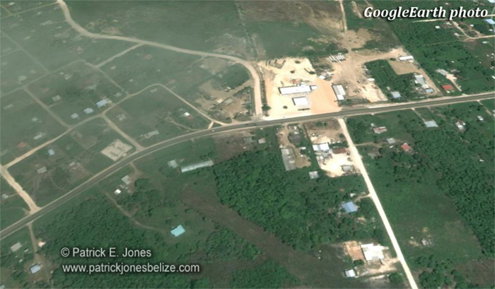 Robbery/Car-jacking in Cayo (Google Earth Photo)