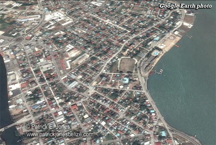 Belize City (Google Earth photo)