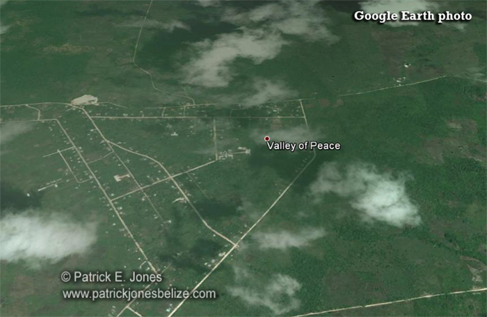 Valley of Peace village (Google Earth photo)