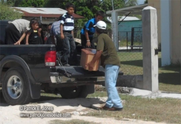 Funeral for baby girl in Corozal