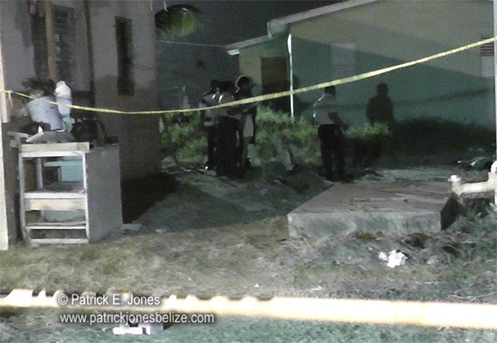 Belize City murder scene