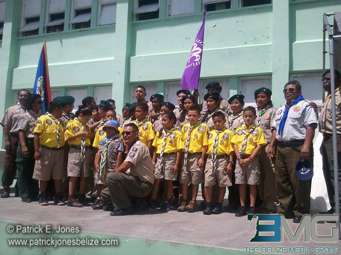 New Scout members in Corozal