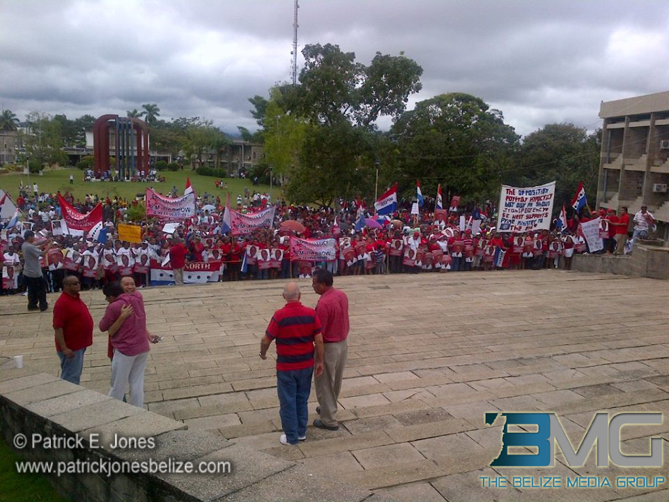 UDP supporters, Belmopan