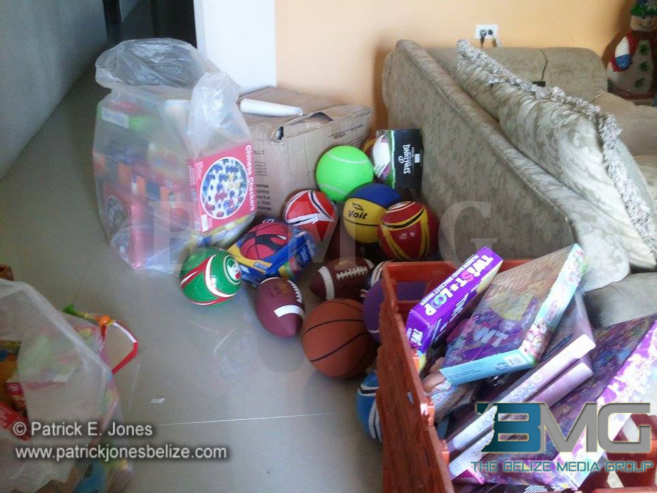 Christmas toys for Corozal children