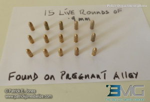 Ammunition found in Pregnant Alley 