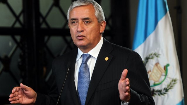 Guatemalan President Otto Perez Molina