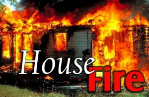 house fire banner