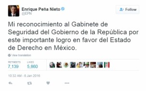 message by Nieto